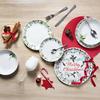 Service De Table - Excelsa - 64134 - 18 Pièces - Porcelaine - Christmas Holly
