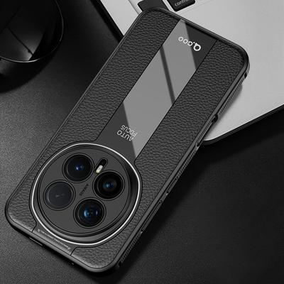 Für Honor Magic 8 Pro Hülle Magnetisch Litschi-Leder + Weiches TPU Ultra Dünner Linsenschutz Mattes Cover für HONOR Magic8