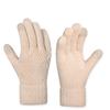 Ladies' Warm Knitted Gloves, Cycling Cold Resistant Double Layer Gloves