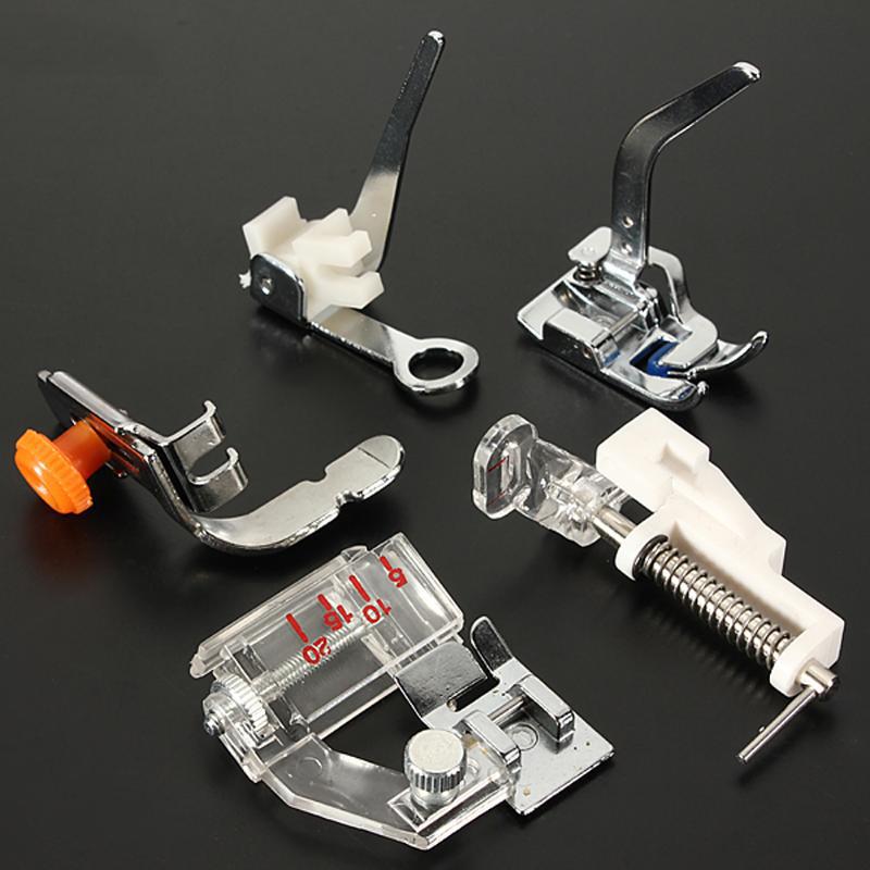 32 Stück Mini-Nähmaschinen-Nähfußfüße Nähfüße Flechten Blindstich Stopfzubehör