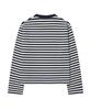 COVERNAT WOMAN Striped Long Sleeve Navy