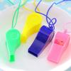 5/10/20PCS Pack Colorful Whistle with Rope Multifunction Plastic Cheerleading Whistles Sport Game Cheering Prop Party Supply ZYF