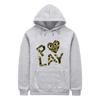 The new printed men's and women's same versatile hooded sweater is provided.