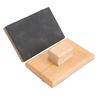 1 Pair Musical Sand Block 10x6cm Wooden Instrument Music Toy for Playing Performance
