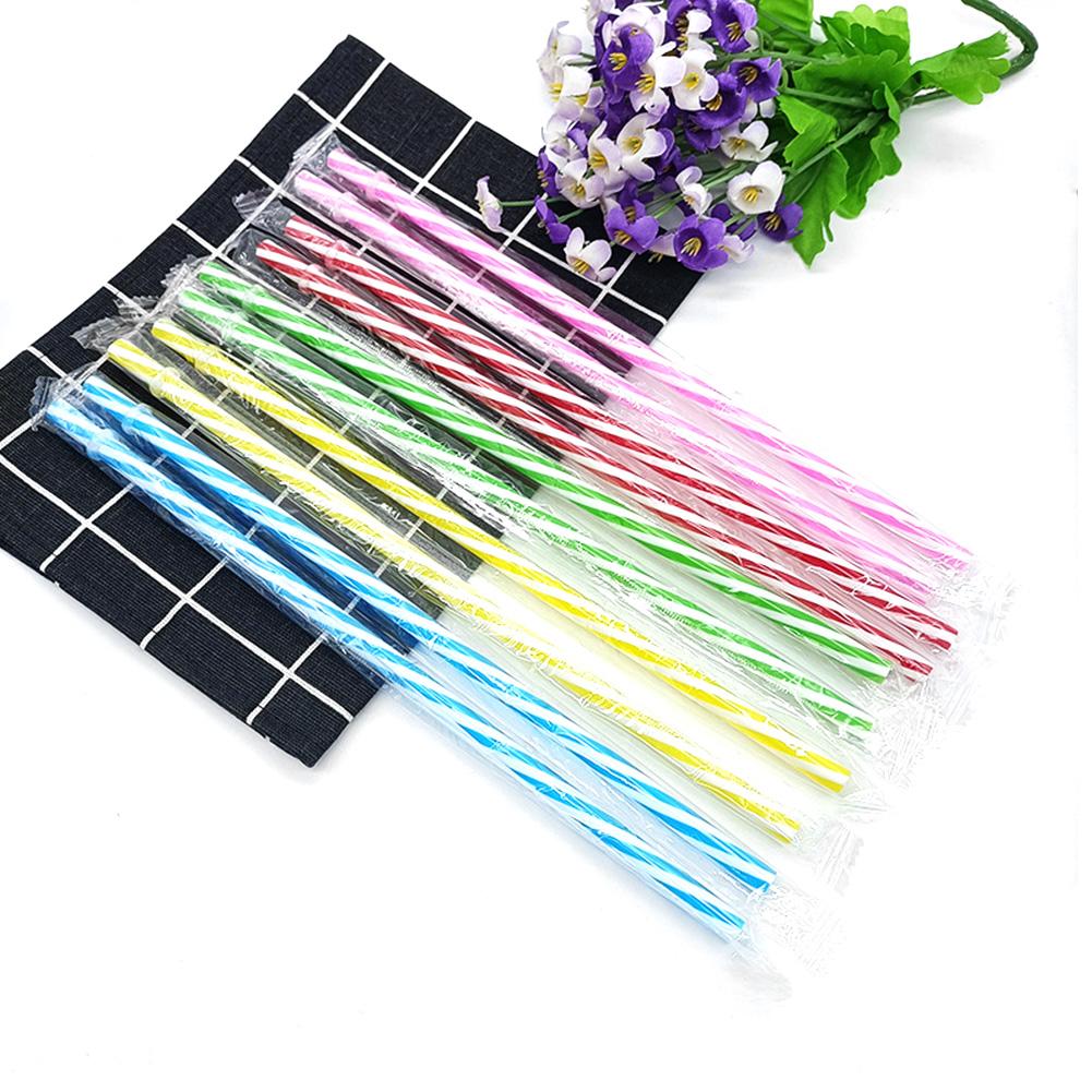 

100Pcs Beverage Drink Tube with Straw Brush Milkshake Straws Reusable Colored Drinking Straws Wedding Party Supplies Straw france