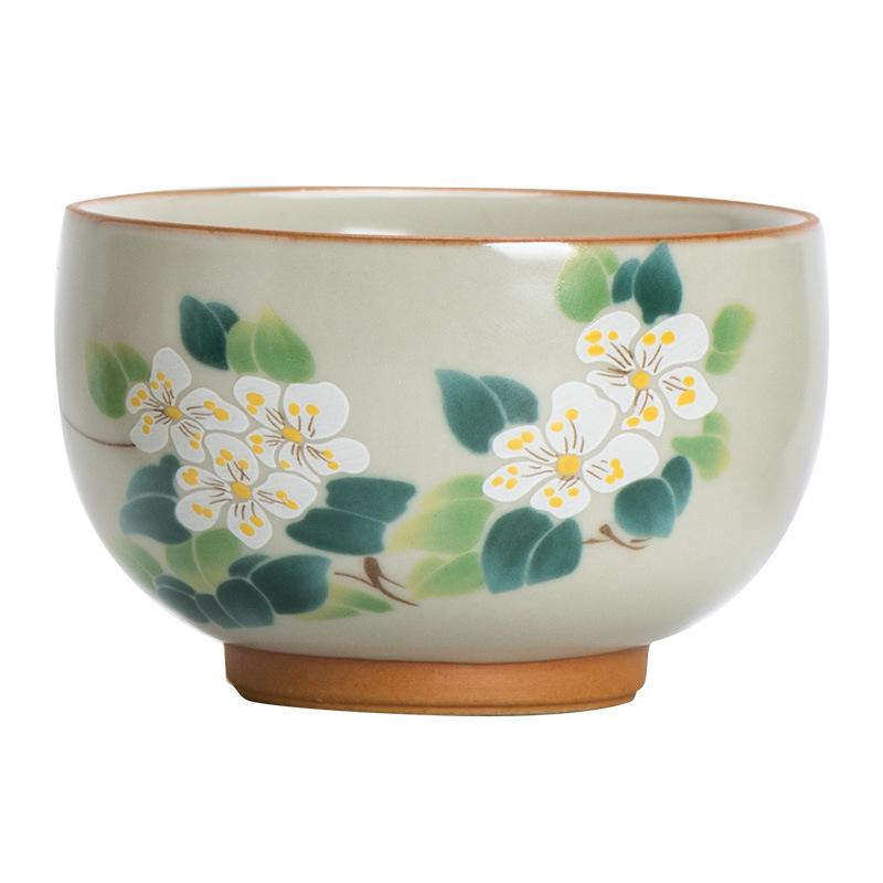 Huang Ru Kiln Master Cup High-end Open Film Can Be Raised Retro Tea Cup Tea Cup Tea Bowl Gift Box Light Luxury Business Gift