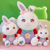 Rabbit Flower Purple Plush Toy Cute Cartoon Doll Girls Birthday Holiday Gift