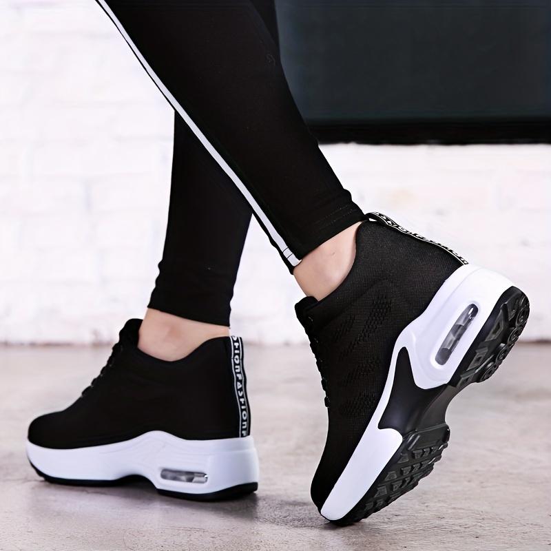 Women's Low-Top Lace-Up Sneakers - Breathable Fabric Upper, Cushioned ComfortWhite Casual Shoes for All-Season Casual Attire, Ladies Sneakers