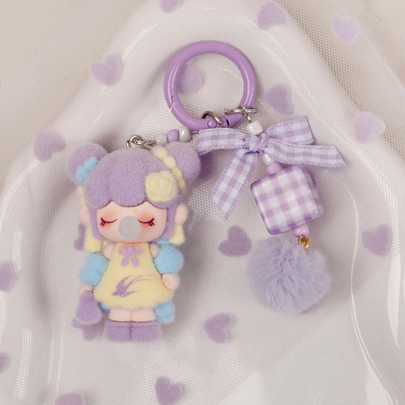 Söt Docka Söt Docka Tecknad Nyckelring Docka Student Skolväska Hängande Trend Nyckelring