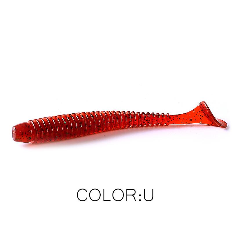 2025 HOT Impact Ring Shad Fishing Lure Soft 63mm 80mm 97mm Plastics Baits Swimbait Jigging LureBait perch Lures