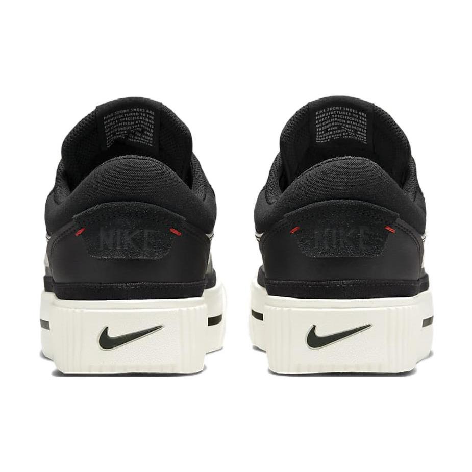 New Nike Court Legacy Lift Black Sail Women's DM7590-001