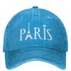 Francia Parigi Cappellino da Baseball Torre Eiffel Souvenir Caccia Campeggio Traspirante Cappellino da Camionista Unisex Donna Tendenze Designer Cappellini da Baseball
