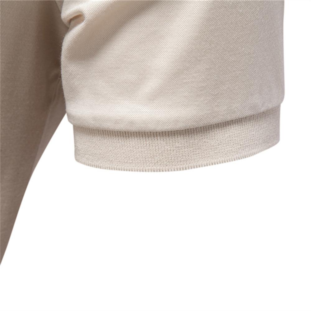 AIOPESON Herren Polohemd aus Tencel-Viskose-Mischung Atmungsaktiv Stretch Business Casual V-Ausschnitt Sommer Oberteil Einfarbige