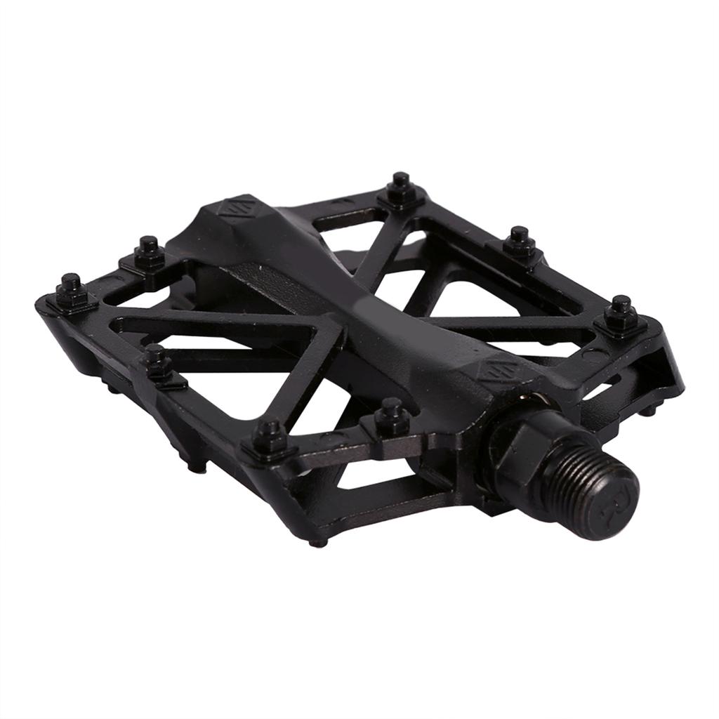 1 Pair Aluminium Alloy Mountain Bike Cycling Sealed Bearing Pedals(red)