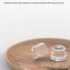 Transparent Silicone Door Stopper Wall Protector, No-Drill Cylinder Shock Absorber, Silent Handle Bumper Buffer for Home Entry