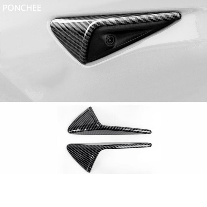 For Tesla Model YL 2025-2027 Camera Cover Protective Shield Leaf Panel Decorative Sticker Automobile Modification Supplies