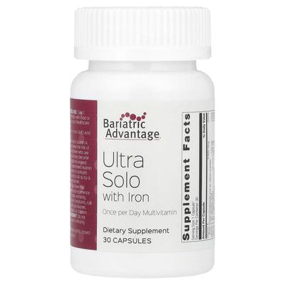 Ultra Solo, with Iron, 30 Capsules