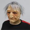 Scary Old Man Mask Realistic Wrinkle Face for Halloween Cosplay Party Props