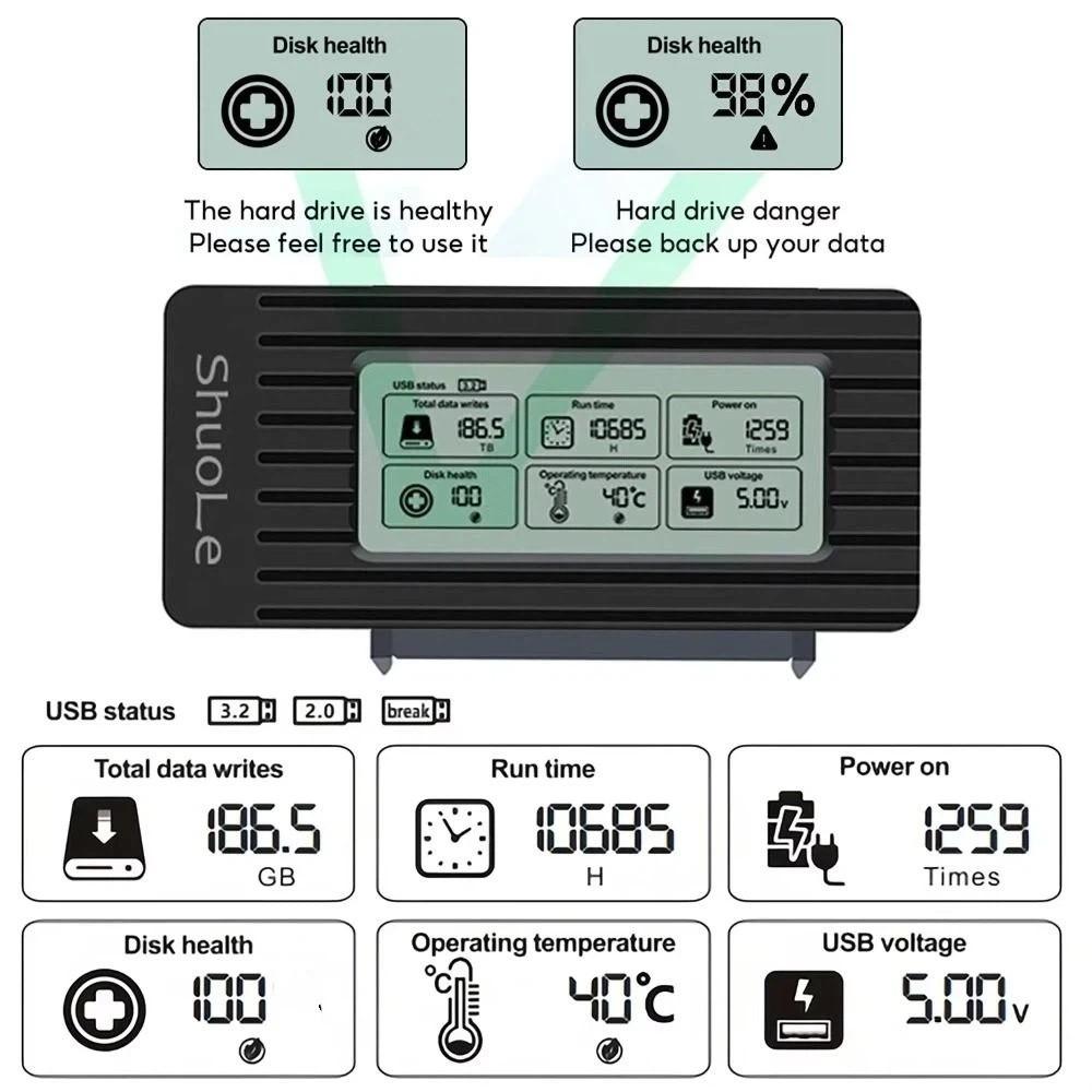 USB3.0 Converter Cable Digital Screen Display Hard Drive Converter External Adapter For Laptop