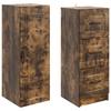 2 Piece Cabinet Set Smoked Oak 33 x 34.5 x 87 cm