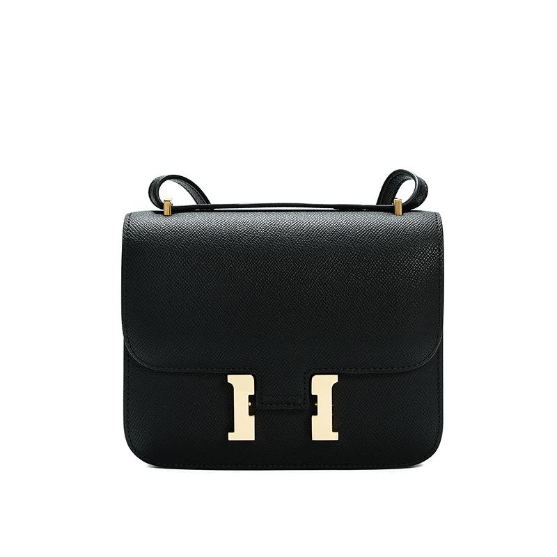 

Cowhide bag versatile messenger bag, underarm leather simple girls high-end summer shoulder bag