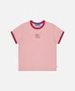 Maenhatanlekojeu Mr W M Logo Ringer T-Shirt - Pink
