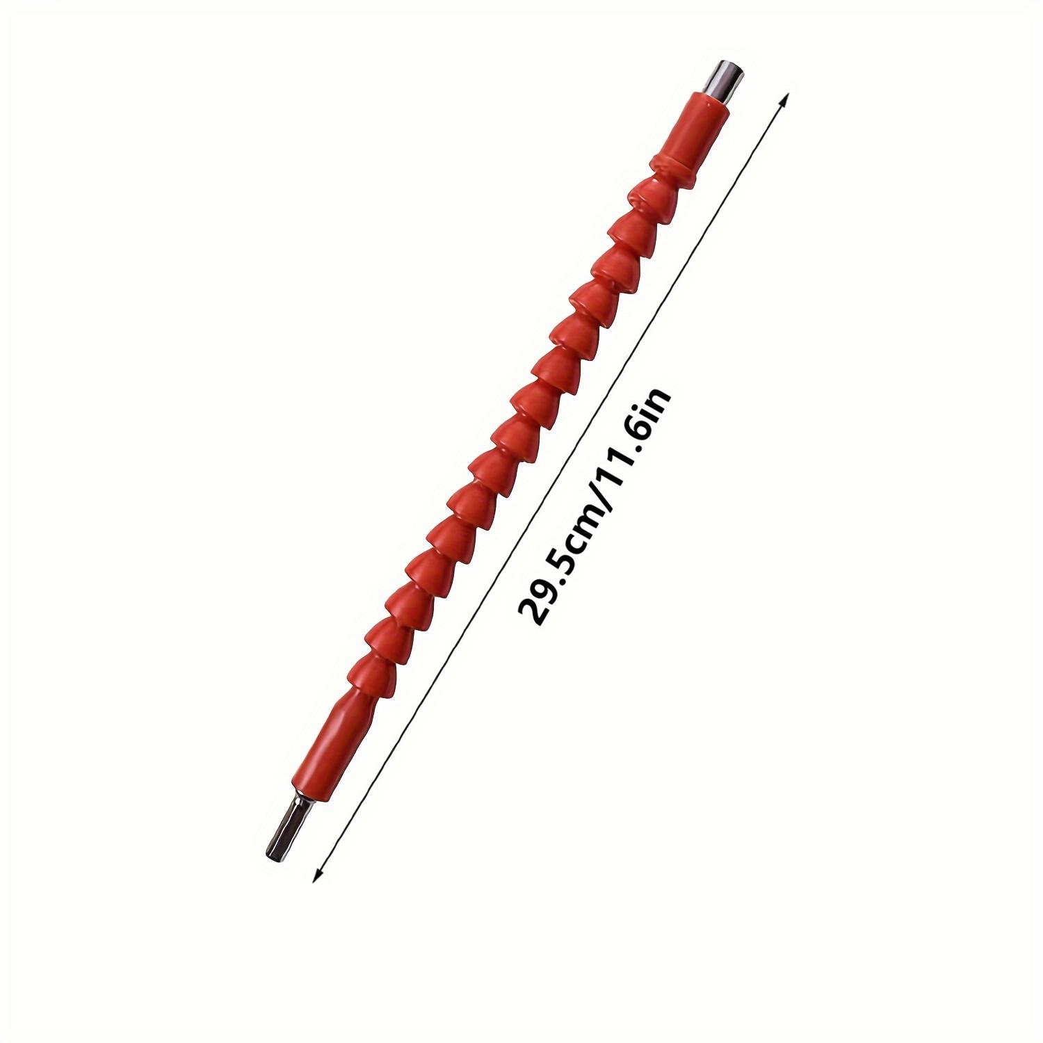 

Новый гибкий удлинитель для сверл с шестигранным хвостовиком, держатель бит с магнитным соединением, приводной вал, аксессуары для электроинструментов красный