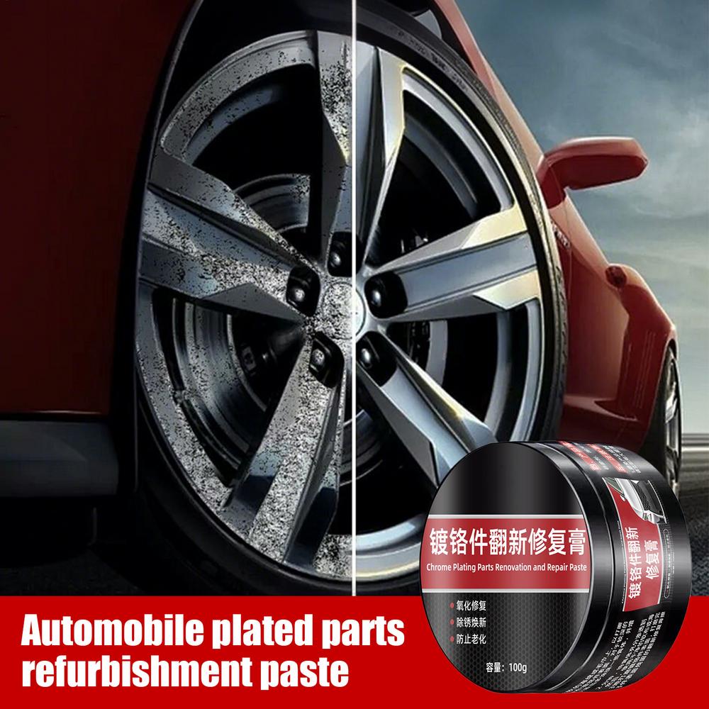 Chrome Cleaner And Polish Deep Gloss Polisher Chrome And Metal Polish Used On Wheels Trim And Bumpers For Automotive