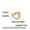 Stylish Hollow Heart Adjustable Ring for Women - Casual and Cool Open Design