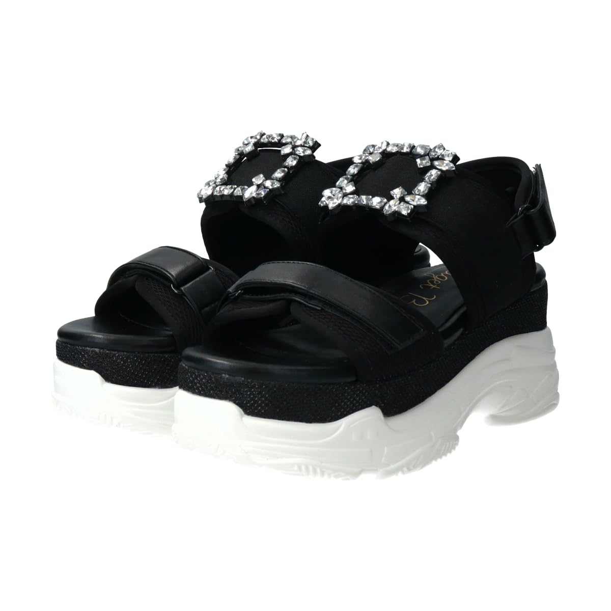 

Sports Sandals Buckle Bijou Sports Sandals 532153 Black cm [Bridget Birkin] Women s 22.5 чорний