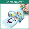 Baby Gym Play Mat With Musical Piano For Newborns 0-36 Months Interactive Sensory Toy