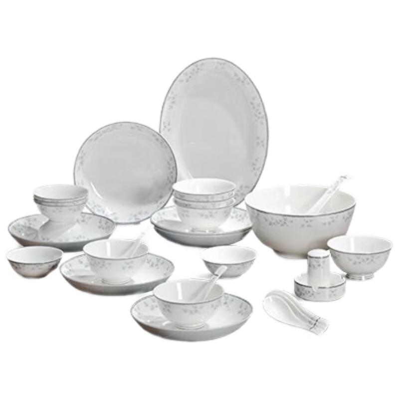 Tanghui Encounter 29-Piece Modern Bone China Tableware Set