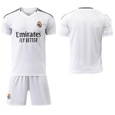 2024-25 Domácí dres Realu Madrid #9 Mbappé #7 Vinícius #8 Kroos #5 Bellingham Fotbalové dresy