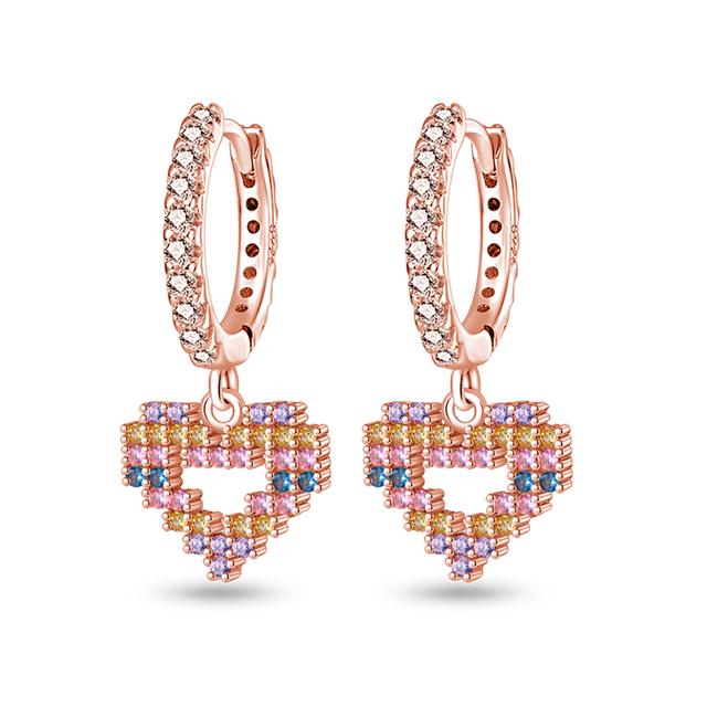 Wiosna 925 Srebro Sterlingowe Kwiat Owad Kobiety Kolczyki Geometryczne Koło Sztyft Złote Kolczyki Srebro 925