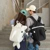 Schoolbag Personalized Shark Backpack Men's and Women's Trend Brand Cartoon Cute Large Capacity College Student School Bag Outdoor Mountaineering 
