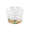 Pearl Metal Pickle Container, 1.6L, Round, Made in Japan, Kitchen Mate HC-28