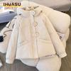 Women's Fashion Casual Fall Winter Solid Color Print Long Sleeve Jackets & Coats Down Coats