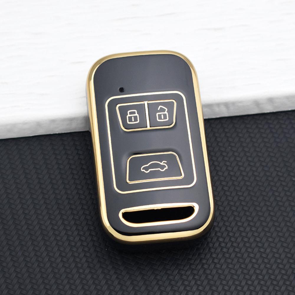 

TPU Anti-Scratch Car Key Case Cover for Chery Tiggo 5X Tiggo 7 8 9 Tiggo 3X Arrizo Remote Key Fob Protector Chain Accessories