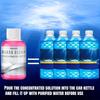 Concentrated Car Glass Coating Waterproof Windshield Wiper Fluid, Keeps Surfaces Smooth, Rainproof, and Anti-Fog Without Streaks