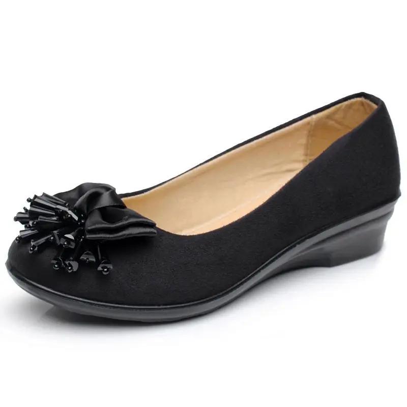 With Medium Heels Women's Shoes Office Ladies Pumps Round Toe Discount Luxury Brand Y2k on Promotion Casual 2025 Trend Spring 39