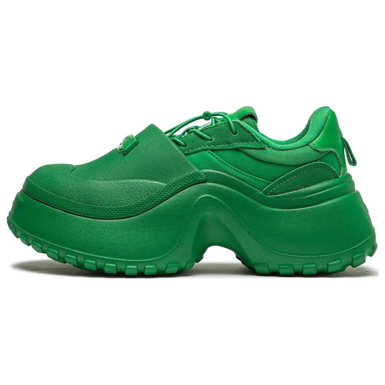 

Li Ning Project* Abrasion Resistant Low top Casual Shoes Women s Medium Green AGCT214-4 36