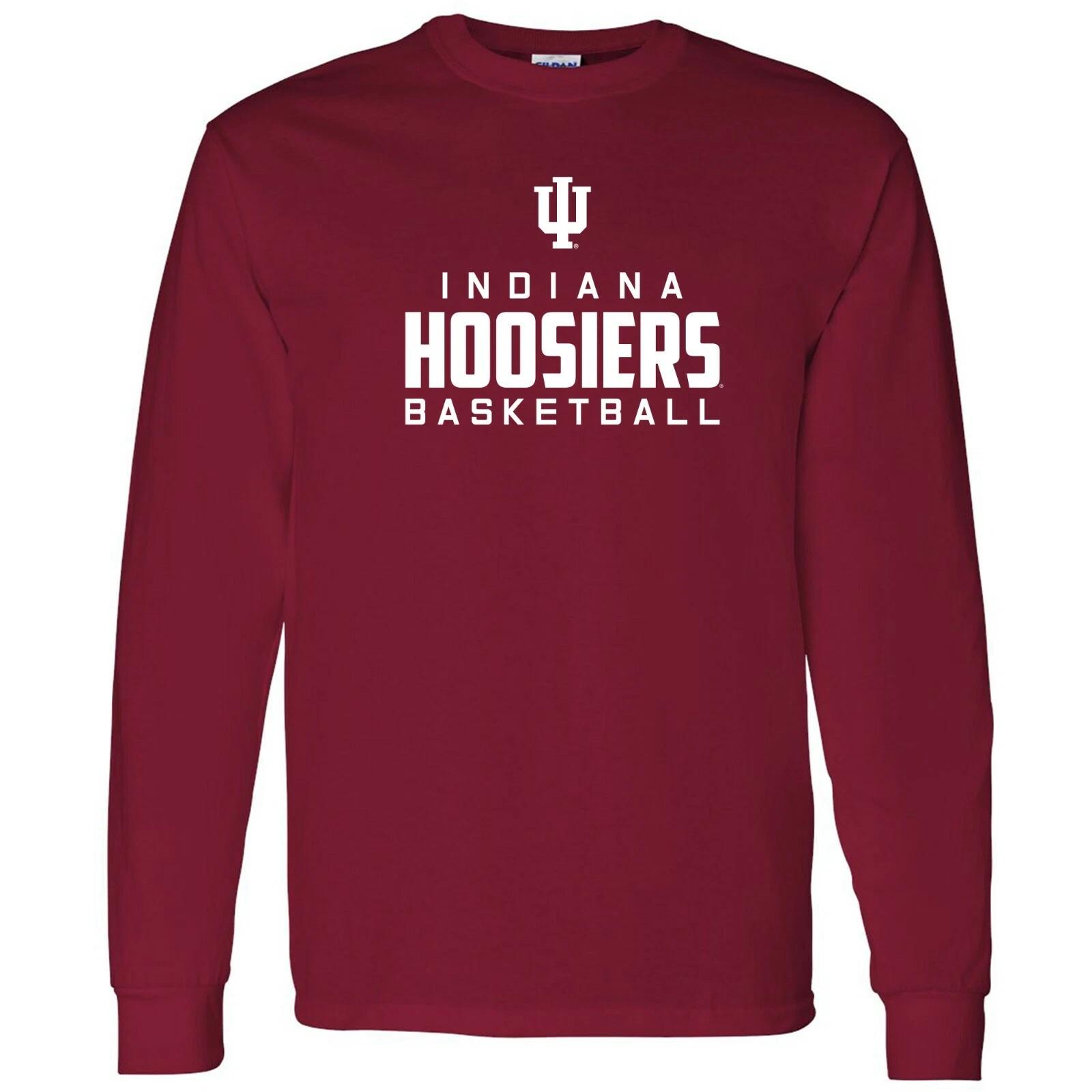 Indiana Hoosiers Mascot Wordmark Basketball T Shirt - Cardinal XL