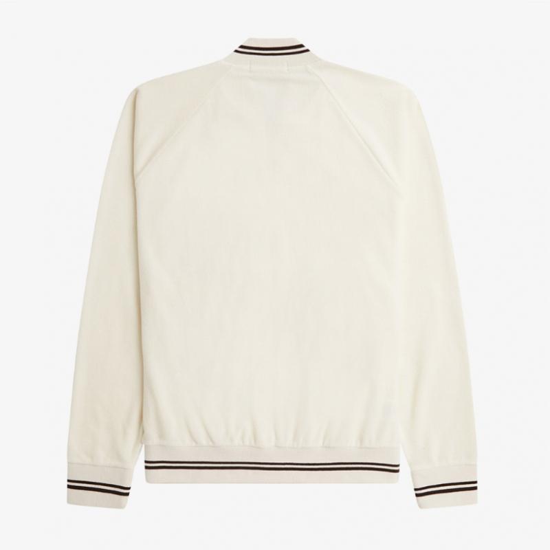Fred Perry [sport] Toweling Track Jacket   Ecru Afpm2417805 560