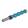Flush Trim Router Bit 12mm Shank Double Bearing Spiral 75mm Cutting Length Woodworking Trimming