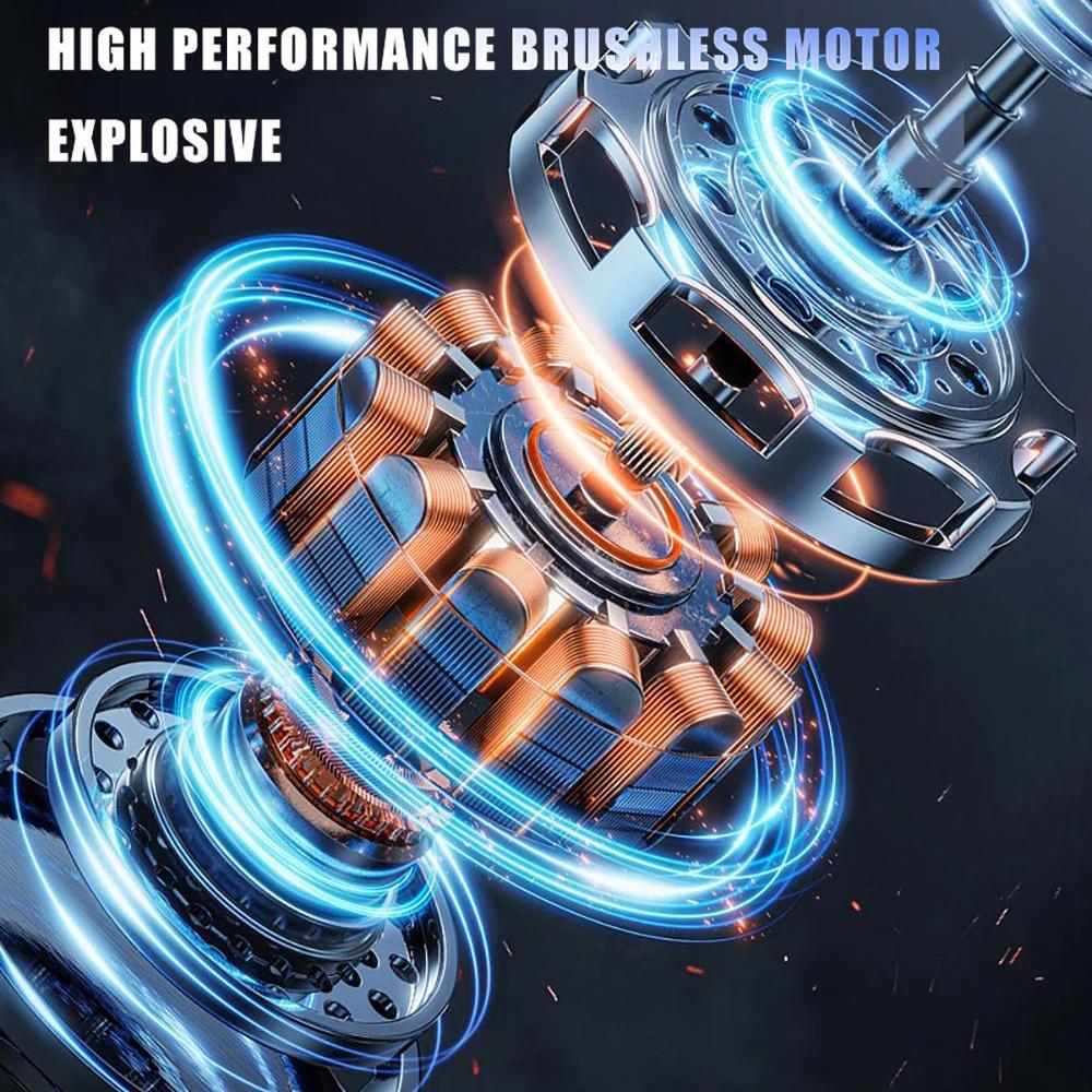 Remote Control Boat for Adults and Kids, 2.4GHZ 25km/h Turbojet High Speed Speedboat with Brushless