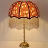 20CM 25CM 30CM Fabric Lampshade European-style Easy To Replace Tassels E27 Lampshade Vintage Style Premium Feel 20CM 25CM 30CM
