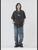 Unisex Retro High Street Pocket Jeans: Loose, Wide-Leg, Straight Fit Workwear for Couples
