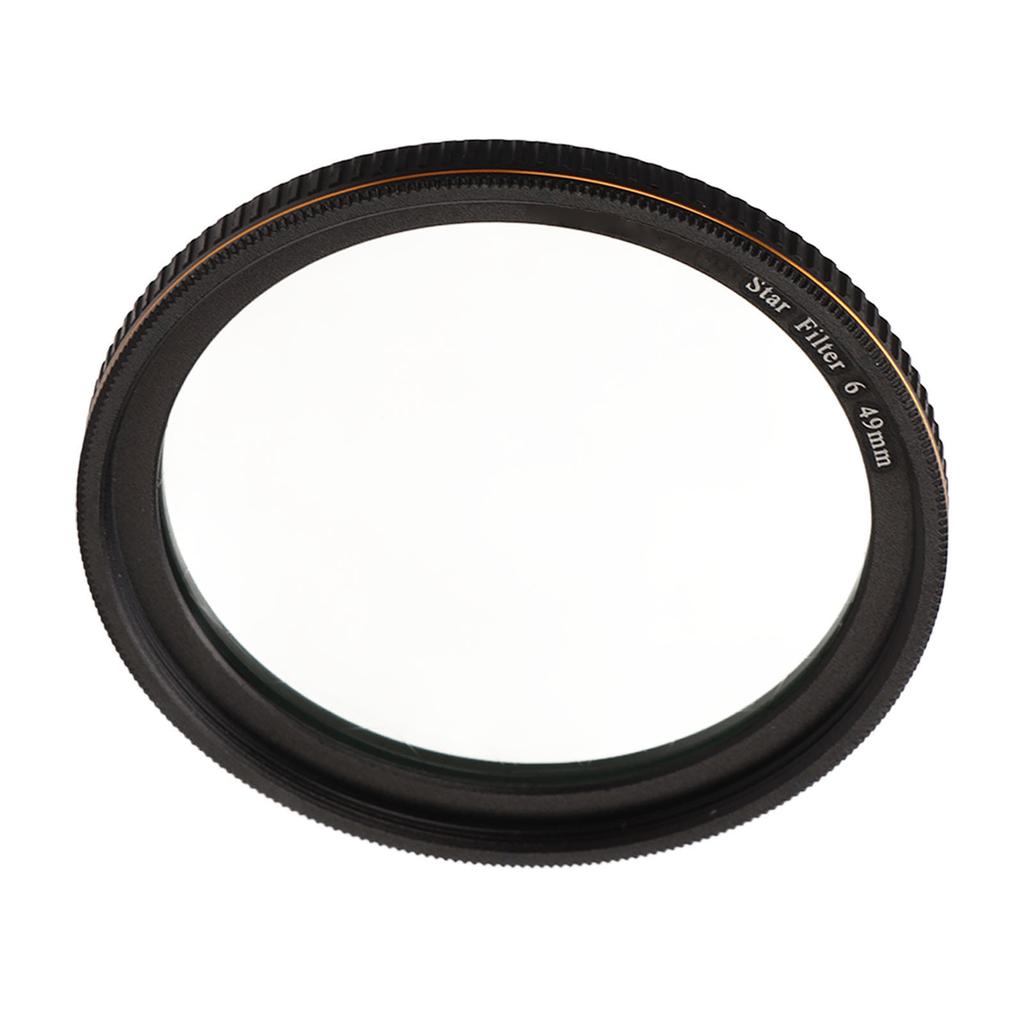 Star Filter 6 Line High Definition Coating Screen Effect Filter for Camera