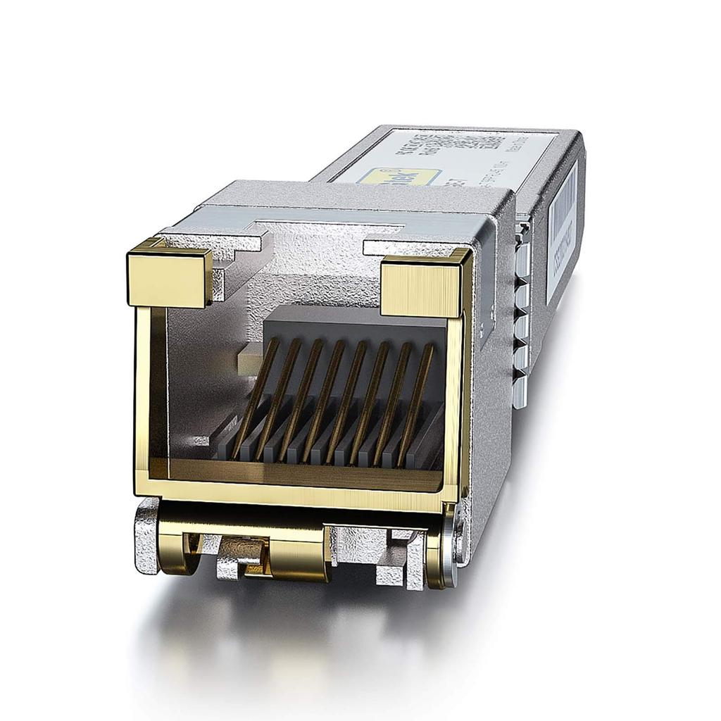 10Gtek 10GBase-T SFP+ Module, 10G-T, 10G Copper, RJ-45 SFP+ CAT.6a, Up to 30m, Optical Transceiver, Intel E10GSFPT Compatible