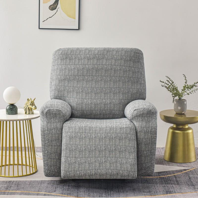 Stretch Recliner Cover 4Pieces/Set Chair Slipcovers Non Slip Slipcover Recliner Furniture Protector For Living Room